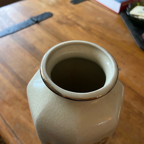 Japanese Crackle Glaze Decorative Vase - Picture 3 of 6